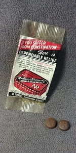 Original Sample Tablet Pill NR Natures Remedy Plastic Pocket Package Laxative - Picture 1 of 7