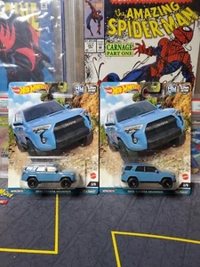 x2 2018 Toyota 4Runner Blue Hot Wheels Premium Car Culture Off Road #2/5 (2023) - Bild 1 von 5