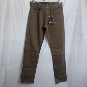 New Ben Sherman Straight Fit Stretch Jeans Men's 31x34 Olive 33 1/2" Inseam - Picture 1 of 5