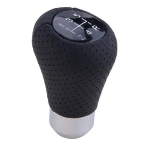 Universal Car 5 Speed Manual Leather Gear Shift Knob Stick Manual Transmission - Picture 1 of 7