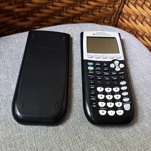 TI-84 Plus Texas Instruments Calculator with Case and New Batteries (Read Desc.) - Picture 1 of 9