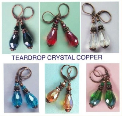 facetada CRYSTAL TEARDROPS alavanca traseira COBRE Escolha a cor BAXX - Imagem 1 de 4