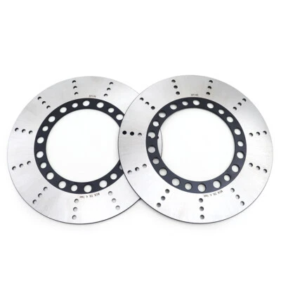 for Kawasaki Round Front Brake Rotors Z 750 Sport 1980-1984 VN 750 Vulcan 86-06 - Image 1 of 4