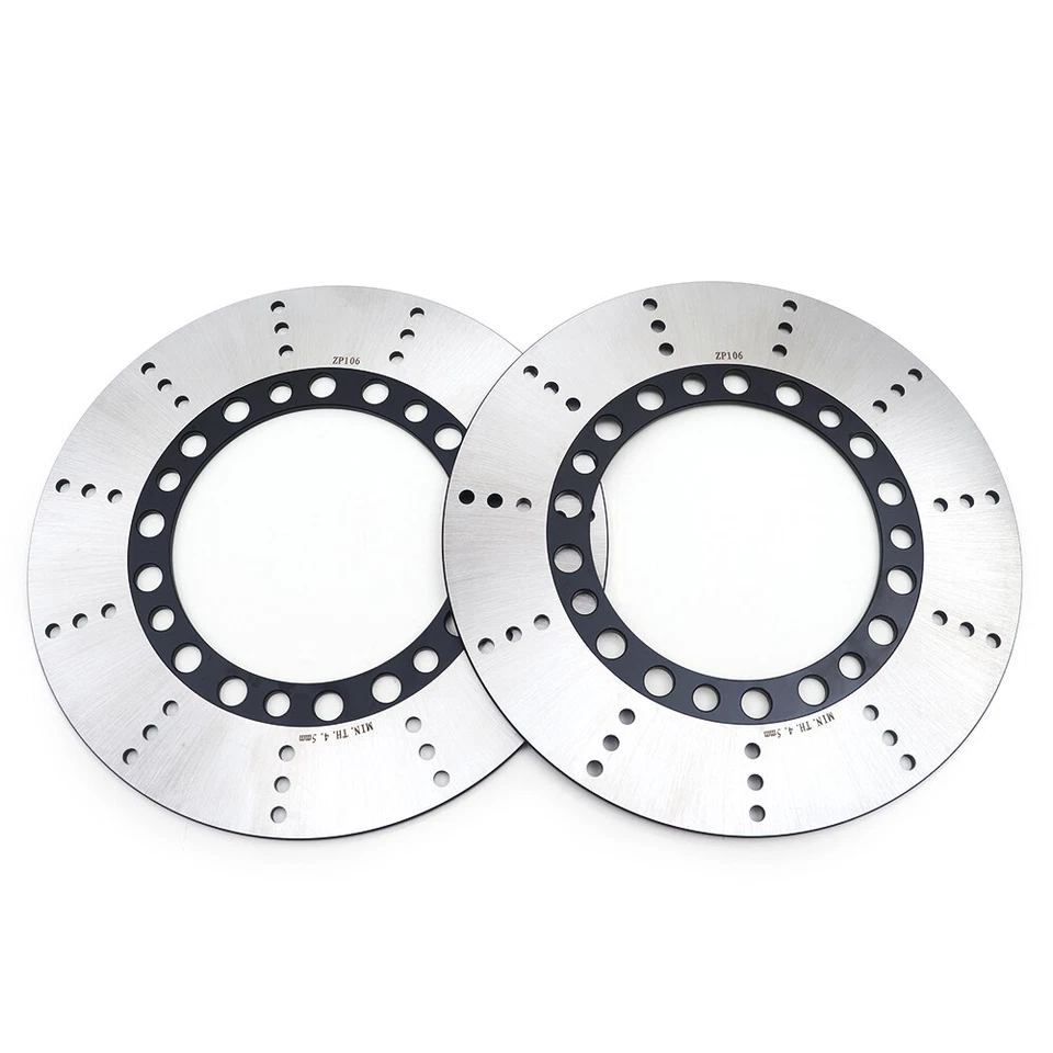 for Kawasaki Round Front Brake Rotors Z 750 Sport 1980-1984 VN 750 Vulcan 86-06 - Image 1 of 4