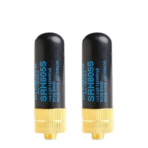 2 szt. SRH805S Dwupasmowa mini walkie-talkie Antena do baofeng - Zdjęcie 1 z 24