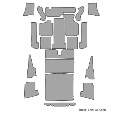 Kit de alfombra convertible de lujo para VW Karmann Ghia 1969-1974 con reposapiés negro Foto 1 de 2