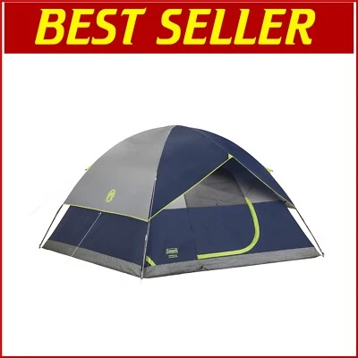 Amplia tienda Sundome para 6 personas con mosca de lluvia - Experiencia de campamento segura Foto 1 de 4