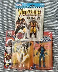 Marvel Legends X-Men Brown Suit Wolverine, Storm & Dazzler Retro Karten - Bild 1 von 1