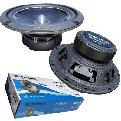 PHONOCAR 02625 Paire Woofer De 16 165 MM Haut-Parleurs Voiture 140W - Photo 1/4