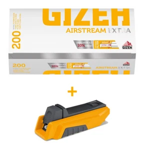 SPAR-SET! 10 Boxen GIZEH Airstream Extra Filterhülsen + 1 GIZEH Vario Stopfer - Bild 1 von 1
