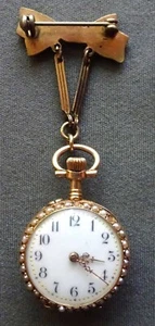 1923-24 Jaeger LeCoultre, 18k Ladies Pendant Pocket Watch - Picture 1 of 8