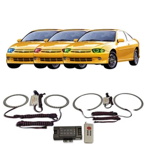 RGB Multi Color RF Headlight Halo kit for Chevrolet Cavalier 03-05 - Imagen 1 de 6
