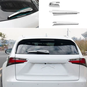 For Lexus NX200t 300 300h 2015-21 Chrome Rear Trunk Window Rain Wiper cover Trim - Picture 1 of 9