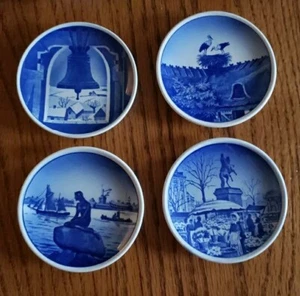 JUEGO DE 4 MINI PLACAS DE COLECCIONISTA DINAMARCA FAJANCE #2, #11, #47 y #49 -2010 - Imagen 1 de 10
