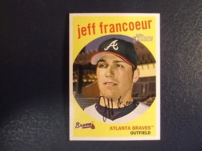 2008 Topps Heritage Baseball Jeff Francoeur Card # 165 - Image 1 of 2