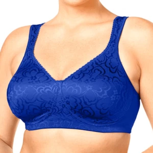 Playtex Women's Blue 18 Hour Ultimate Shoulder Comfort Bra Size 44D NWT - Picture 1 of 7