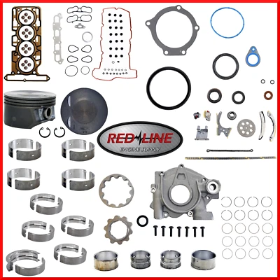 Engine Rebuild Overhaul Kit FITS: 07-12 GM Chevrolet 2.9L 178 L4 DOHC 16V VIN"9" - Image 1 of 4
