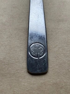 AIR CANADA  AIRLINES Vintage logo inflight  Utensil  Metal Teaspoon - Imagen 1 de 3