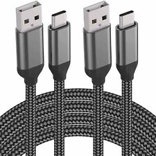 Samsung Galaxy Note 9/8/S10/S10E/S9/S8 USB Type-C Cable Fast Charger 2 Pack 6Ft