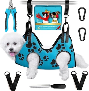 2025 7-In-1 - Dog Grooming Hammock - Cat Nail Clipper Hammock - Dog Grooming Har - Picture 1 of 12