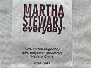 MARTHA STEWART EVERYDAY PLACEMATS for Any Occasion Set of 5 White Damask - Picture 1 of 5