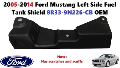 Protector de tanque de combustible lado izquierdo Ford Mustang 2005-2014 8R33-9N226-CB Foto 1 de 4