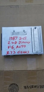 1987 s-15 GMC Jimmy v6 ecu auto - Picture 1 of 4