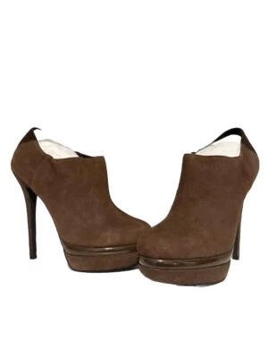 Zapatos de plataforma de tacón alto Kelsi Dagger Odessa Stiletto marrón gamuza para mujer 8,5 Foto 1 de 4