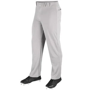 CHAMPRO Open Bottom Relaxed Fit Baseball Pant, Grey, XXXX-Large - Picture 1 of 9