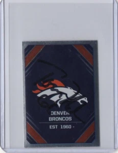 TOM NALEN NFL Broncos 2017 Panini Sticker Auto Autographed Signed #182 Card - Picture 1 of 2