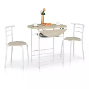 VINGLI 31.5" Drop Leaf Dining Table for Small Space,Small Kitchen Table Set - Picture 1 of 7