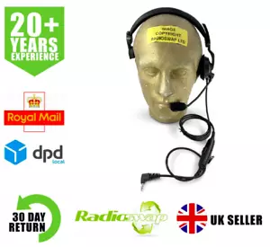 OTTO V4-10114 (Y1) SINGLE SIDE HEADSET WITH BOOM MIC & PTT FOR YAESU & VERTEX - Picture 1 of 5