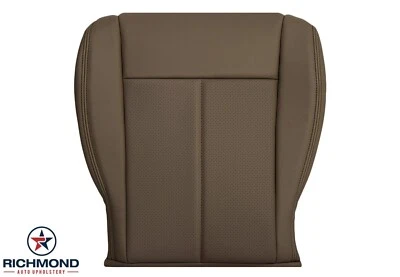 For 2010 2011 Jeep Liberty -Driver Side Bottom PERF Leather Seat Cover Dk Brown - Image 1 of 4