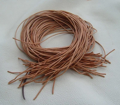 LEDERECKE KONSTANZ Lederriemen 1,0 Meter robustes deutsches Vollrindleder Natur 2 mm Stark Riemen