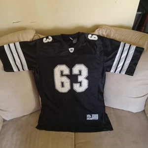 Vintage 90s Starter Gridiron Black #63 Football Jersey Youth XL 16/18 R4955W - Picture 1 of 16