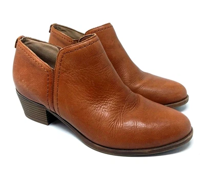 Naturalizer Zarie Mujer Talla 9.5M Botines Marrón Cremallera Informal Cómodo Foto 1 de 4