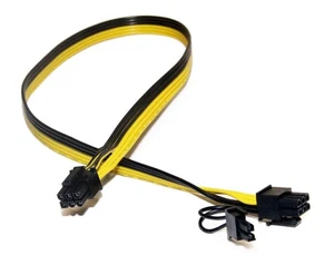 6-Pack 6-pin to 8-pin Power Cable for GPU Video Card, Bitcoin Mining PCIE PCI-E - Picture 1 of 1