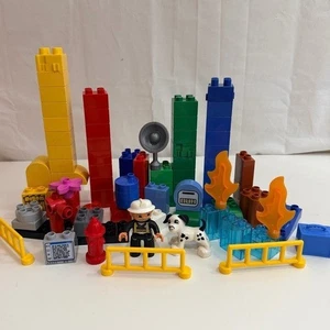 LEGO Duplo Little Kid Big Blocks Firefighter Theme Set - Picture 1 of 7