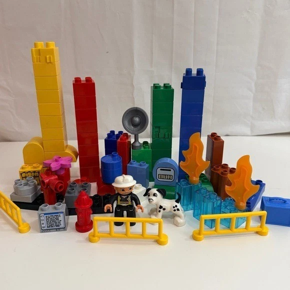 LEGO Duplo Little Kid Big Blocks Firefighter Theme Set - Image 1 of 4