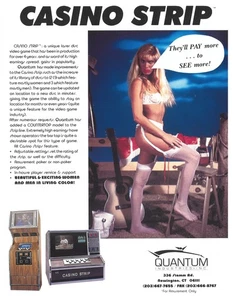 Folleto/anuncio de video arcade Quantum de Casino Strip - difícil de encontrar - Imagen 1 de 1