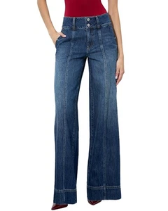 Alice + Olivia Mame High-Rise Wide Leg Jean Women's 29 - Picture 1 of 3