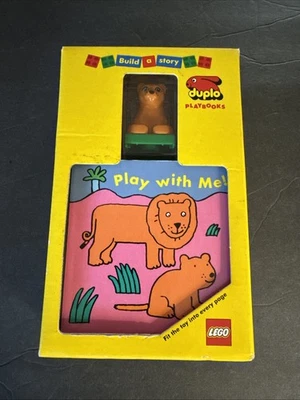 Vintage Lego Duplo Playbook & Toy Build a Story Play With Me Lion 1995 New - Image 1 of 3