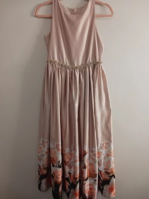 Belle Badgley Miscka Dress Womens  16 Floral Beautiful Evening Ball Gown - Image 1 of 4