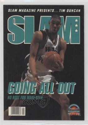1997 Score Board Auto Basketball Slam Magazine Tim Duncan #SD9 Rookie RC HOF - Image 1 of 2