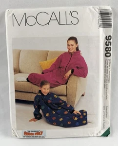Manta de encubrimiento McCall’s 9580 adulto niño patrón de costura todos los tamaños en uno - Imagen 1 de 3