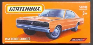 1966 DODGE CHARGER DIECAST CAR  MATCHBOX POWER GRABS NEW IN BOX - Picture 1 of 2