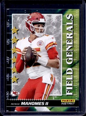 2021 Panini Instant Field Generals Patrick Mahomes II #FG16 Chiefs - Image 1 of 2