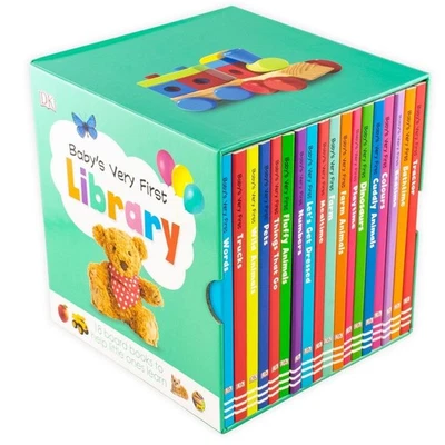 Baby's Very First Library By DK 18 Board Books Set- Ages 0-5 - Board Book - Image 1 of 4