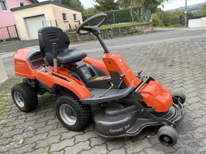 Husqvarna Rider R213 C Aufsitzmäher Rasentraktor Mulchmäher Frontmäher - Bild 1 von 13