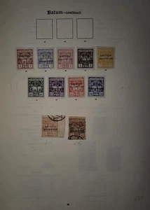 BATUM EARLIES MF MINT & USED 11 STAMPS €50 - Picture 1 of 1